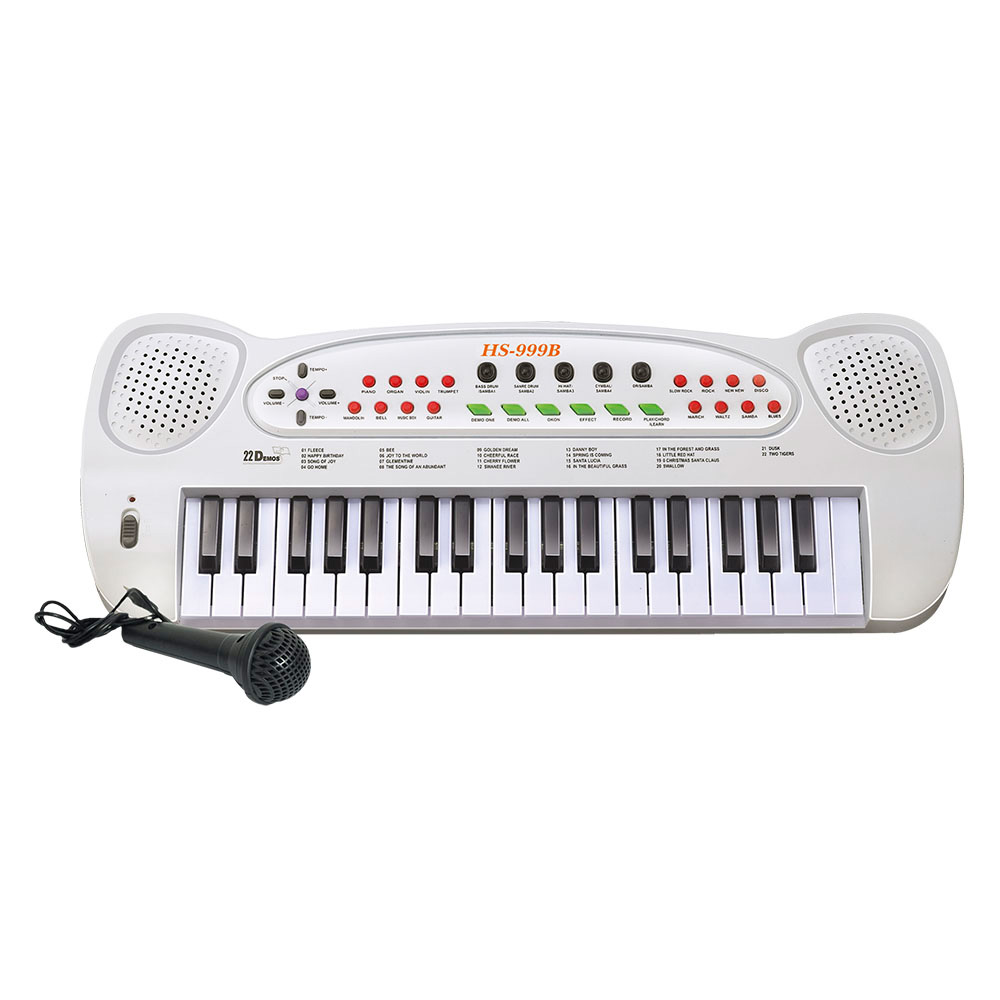 TECLADO ELETRONICO INFANTIL PIANO UNICORNIO COM SOM E LUZ