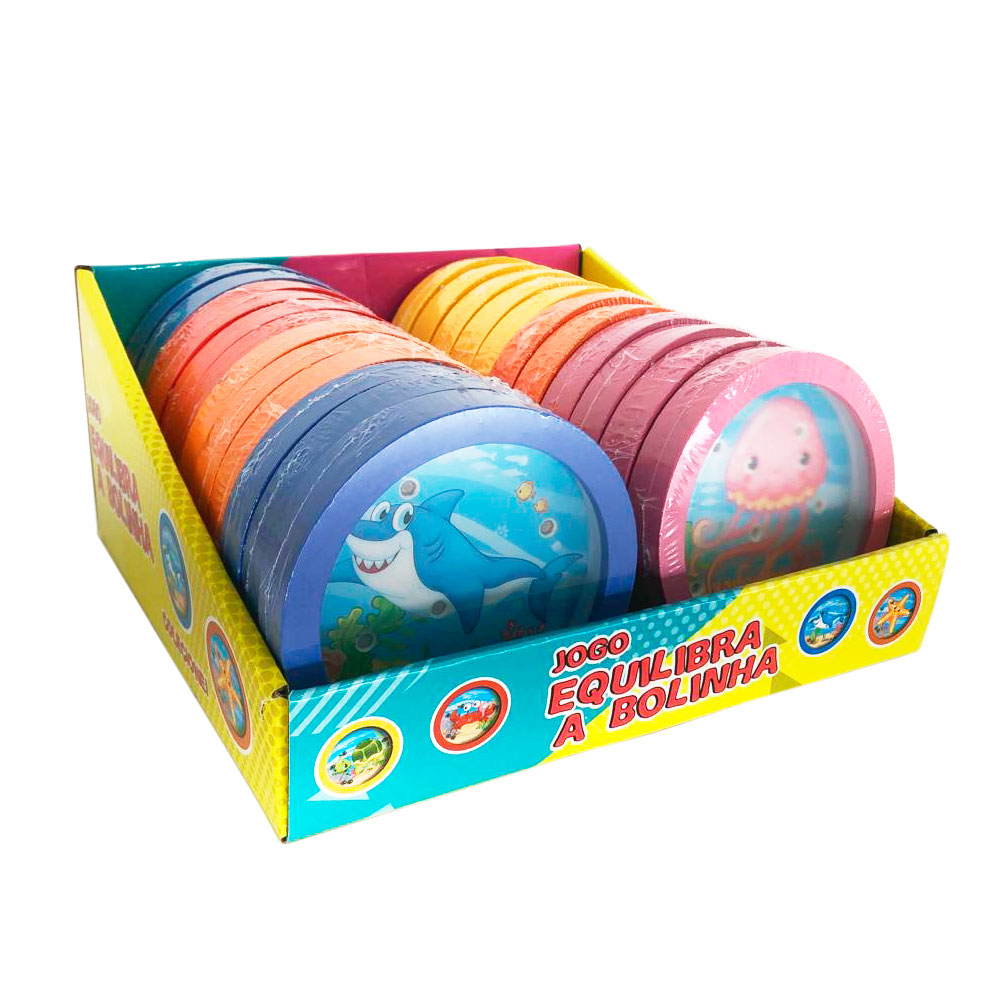 Jogo Equilibra a bolinha - Sortido - DMT6061 - DMTOYS - Real Brinquedos