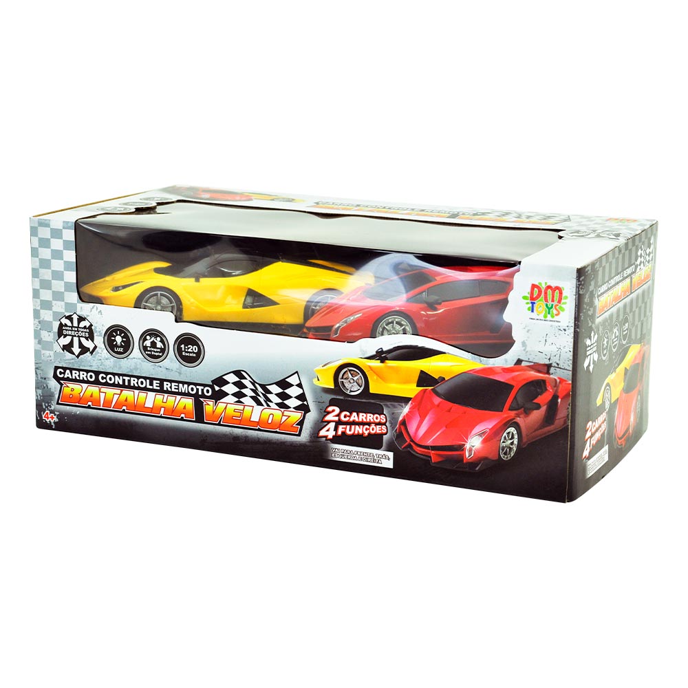 Carro Controle Remoto Sport Recarregável – DM Toys