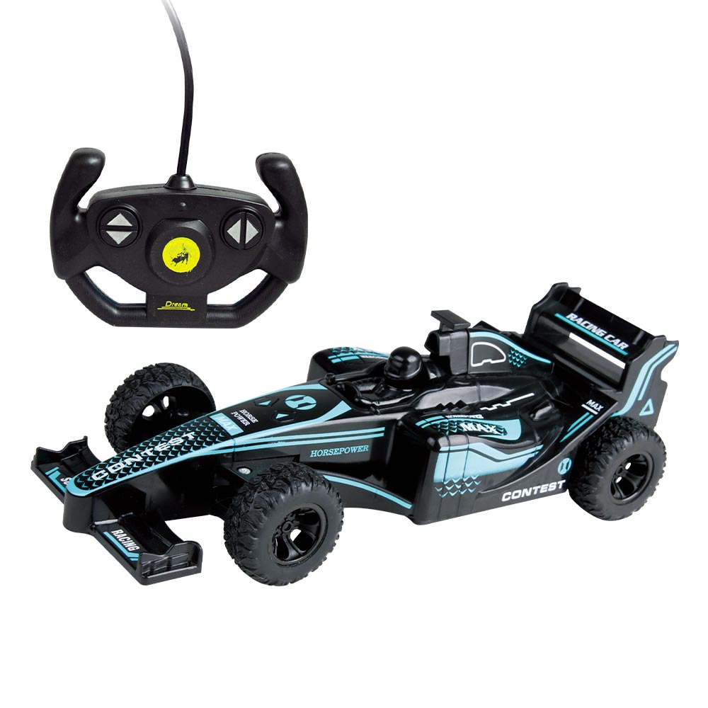 Carro controle remoto sem fio Racing 4 funções recarregável – DM Toys