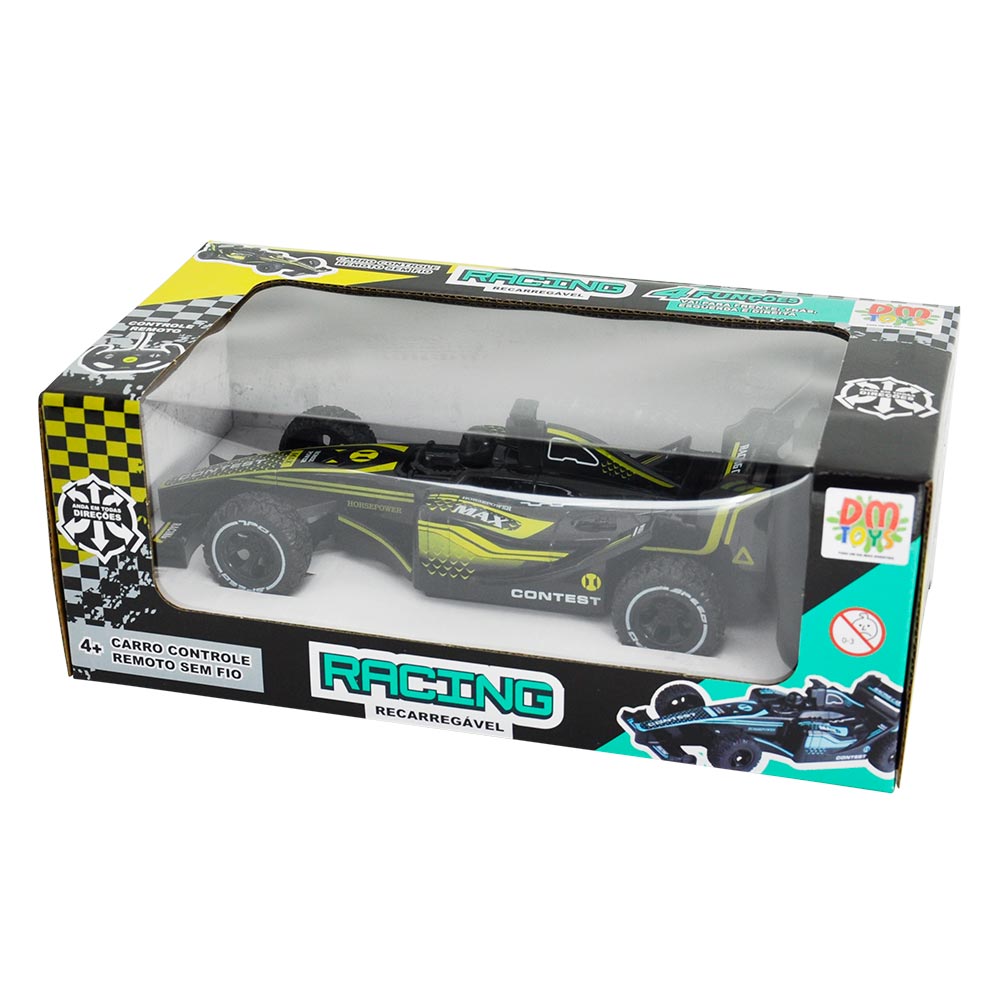 Carro controle remoto sem fio 1:18 Sport – DM Toys