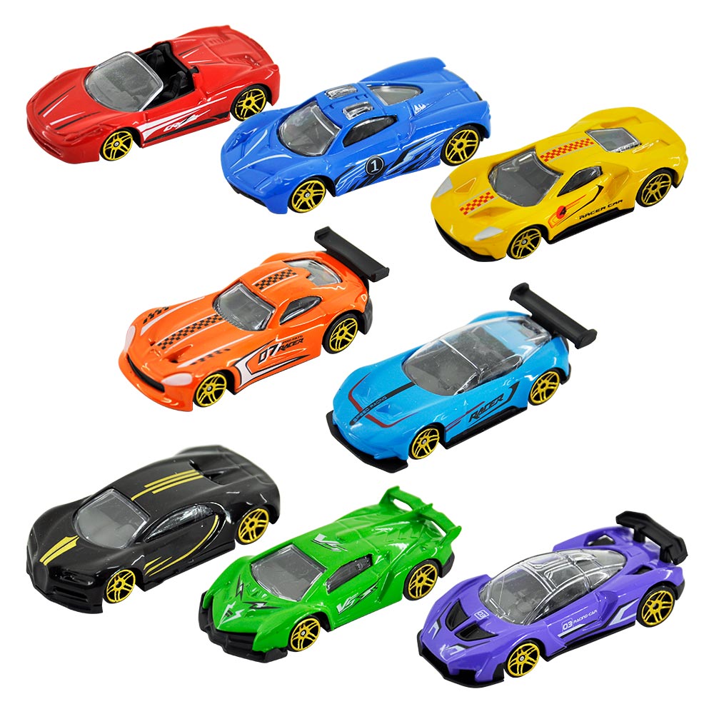 Carrinho De Brinquedo Miniatura Cars Carros Corrida Kit Top